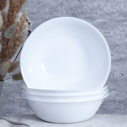 Набор суповых тарелок 4 штуки 560 мл 165 мм Глэйд / YGW-65 (white) /уп 12/ - Галеонтрейд фото 2