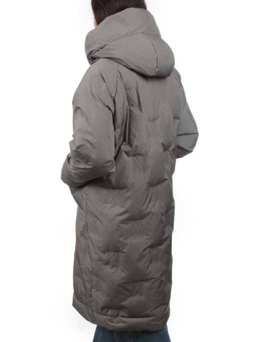 305 DARK GRAY Пальто зимнее стеганое женское (200 гр. холлофайбер) - Fashion фото 8
