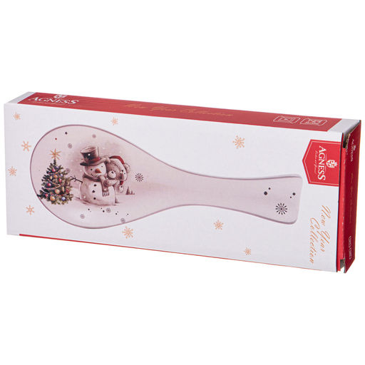 ПОДСТАВКА ПОД ЛОЖКУ AGNESS С НОВЫМ ГОДОМ! 25*9*3 СМ  фото 2