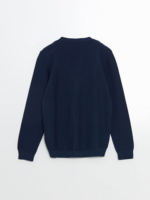 V Yaka Erkek ?ocuk Triko H?rka