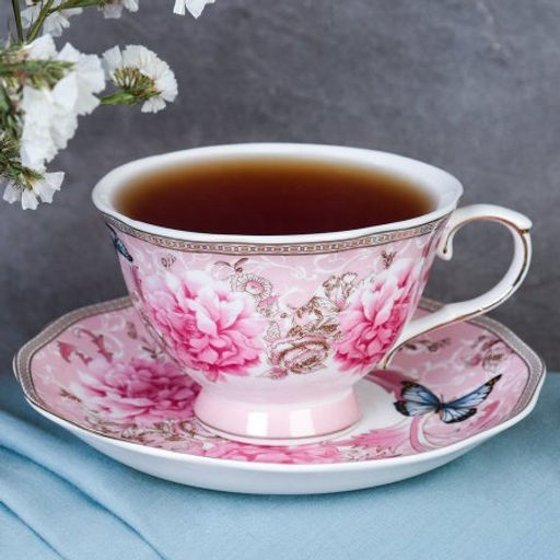 Чайный набор 12 предметов 250 мл на ножке / RS/12-FY22002 Grey /уп 8/ - Галеонтрейд фото 6