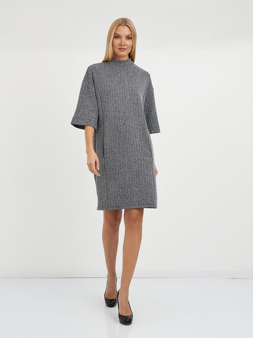 платье серое с рукавом 3/4 - Glenfield фото 2