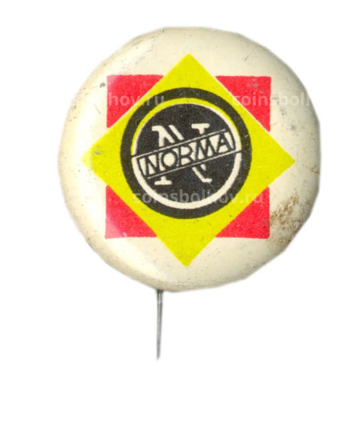 Значок рекламный Norma