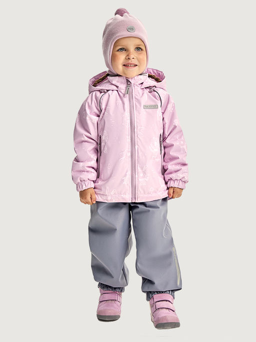 Костюм 7м0226 пудра/светло-серый