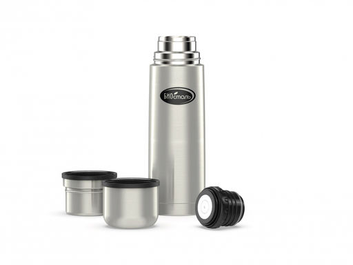 Термос 1,0 л "BIOSTAL" у/г, 2 чашки, арт. NB-1000К2