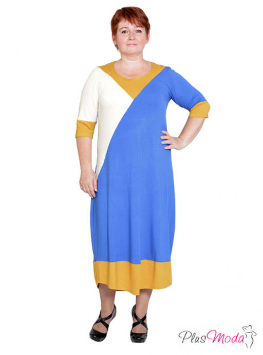 Платье Модель №122 размеры 50-72 - Plusmoda фото 7