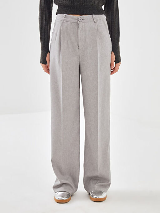 Loose Fit Geni? Pa?a Kad?n Pantolon