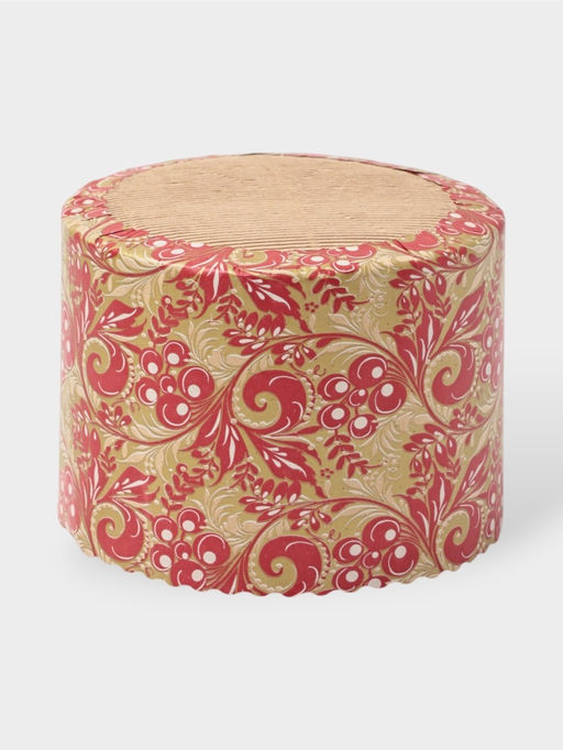 Формы для выпечки кулича бумажные, одноразовые, набор 10 шт., 13.4×9.5 см, красные