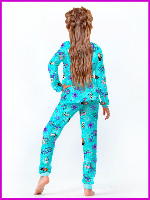 Пижама"Эльза",бирюзовый