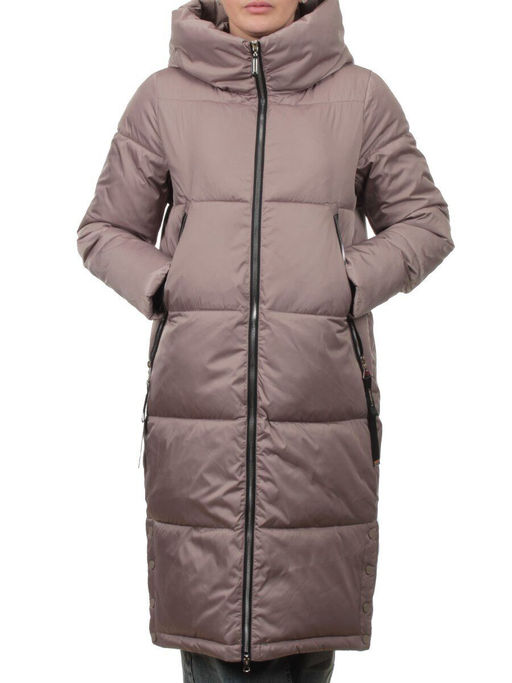 868 BEIGE Пальто зимнее женское (170 гр. холлофайбер) - Fashion фото 3