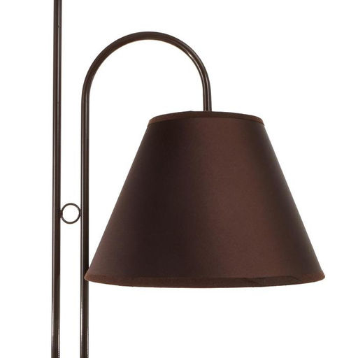 Торшер 1063/2, 2×40 Вт Е27, коричневый-шоколад