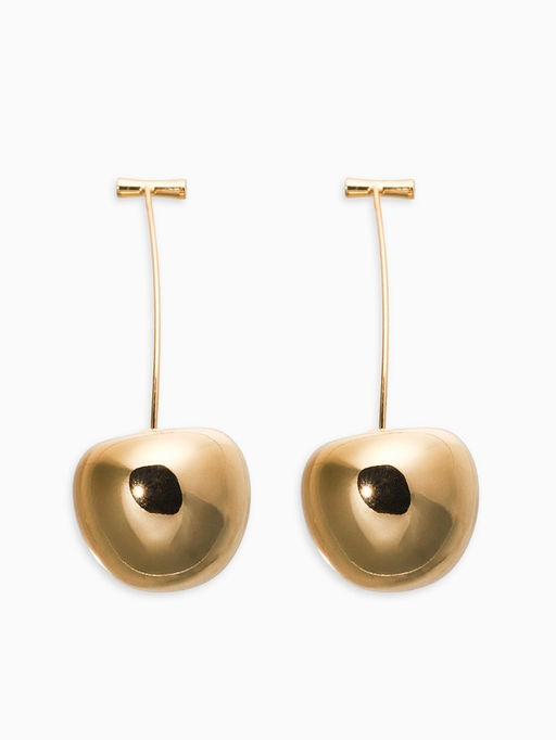 Цена за 2 шт. Серьги «Черешня», цвет золото