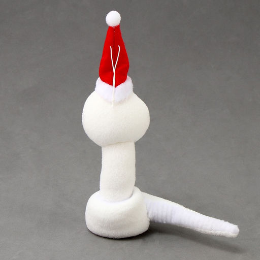 Мягкая игрушка Змея, на подвесе, 14 см, цвет белый - Simaland фото 6