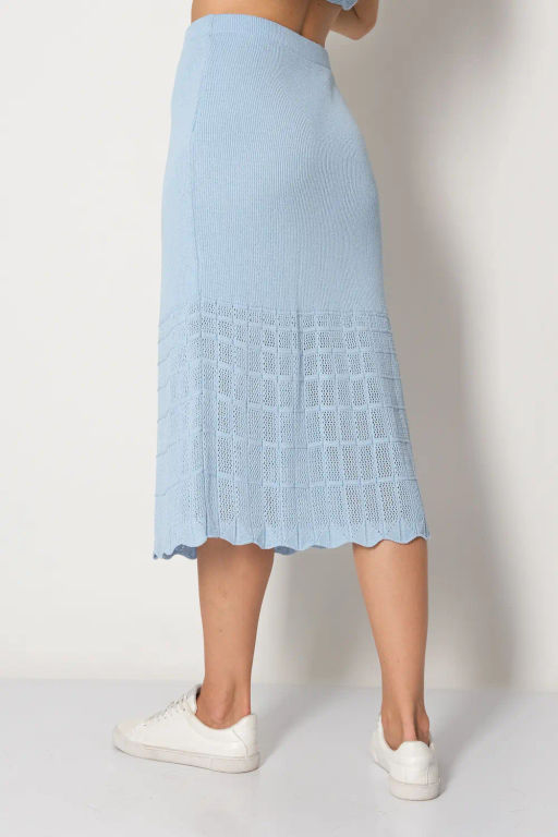 ЗЛАТА Юбка И 019/голубой