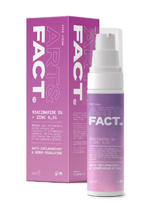 ART&FACT Крем-гель коррект.д/пробл.кожи с Ниацинамидом 5% и Цинком 0,3% 30мл