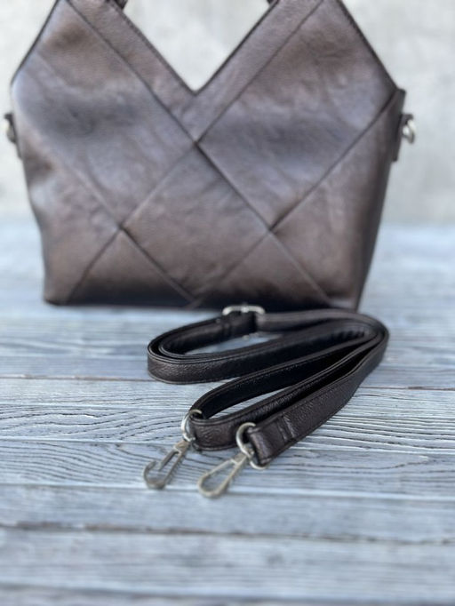 Женская сумка из эко кожи 0025 Бронза - Sergio valentini фото 5