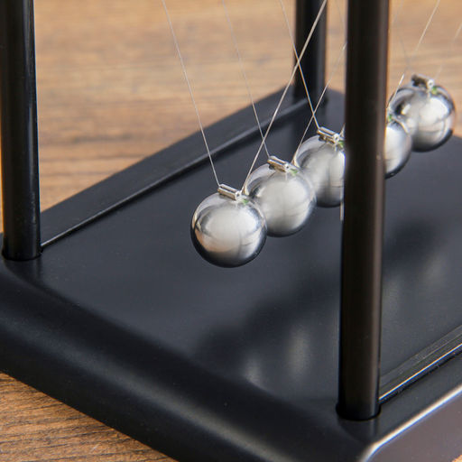 Маятник настольный антистресс «Антистресс», чёрный, 11.4×13.5×13.7 см