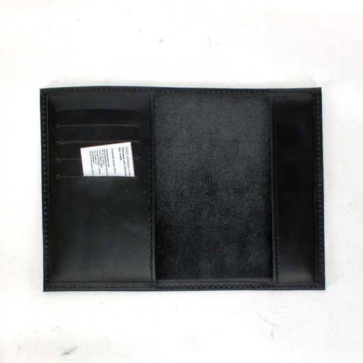 Обложка для паспорта Croco-П-404 (5 кред карт) натуральная кожа черный пулл-ап (254) 231862  фото 2