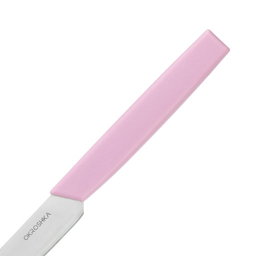 Нож для стейка OKROSHKA САЛАТ, лезвие 12 см, розовая ручка OK225P-PN-ST  фото 2
