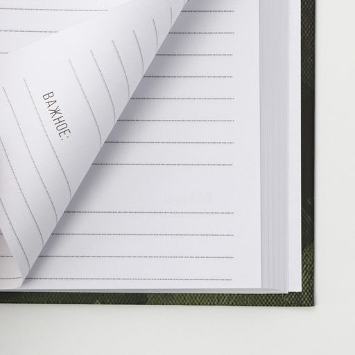 Ежедневник в твердой обложке А5, 160 л Зеленый - Artfox фото 4