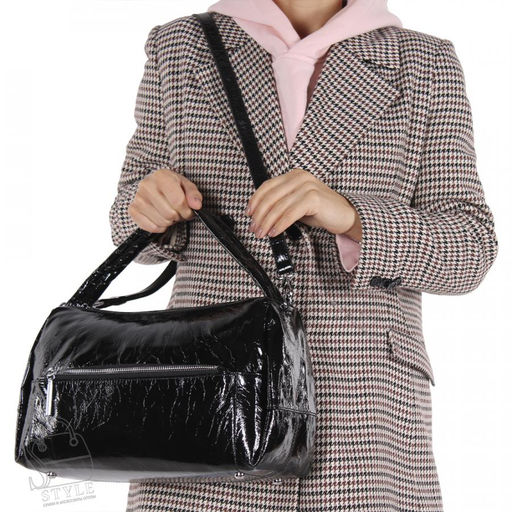 Сумка женская кожаная 0917CY black Polina&Eiterou в Новосибирске