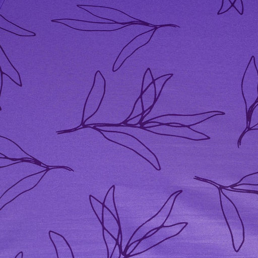 Зонт механический Веточки, 8 спиц, d=95, цвет сиреневый - Simaland фото 3