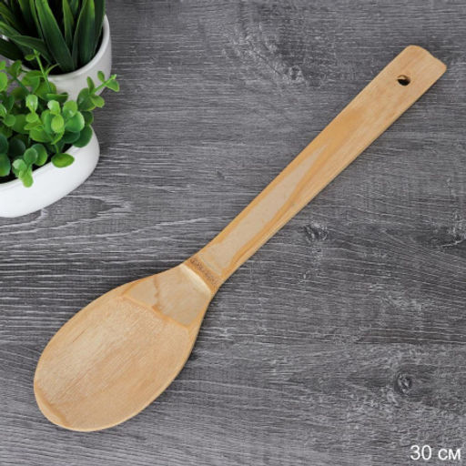 Лопатка бамбуковая 30 см / BBD34 /уп 500/ Ложка - ГалеонТрейд фото 4