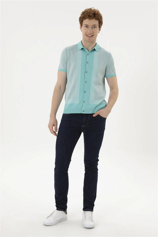 Мужской водозеленый свитер - U.s. polo assn фото 4