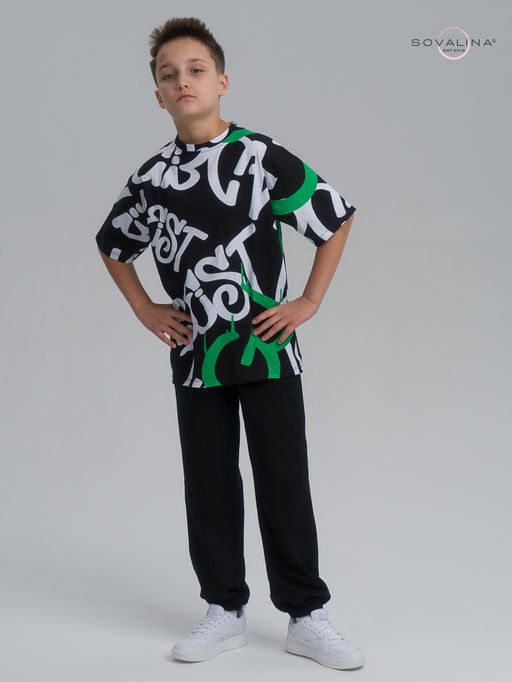 Костюм Daily men граффити бенеттон-черный - Sovalina фото 9