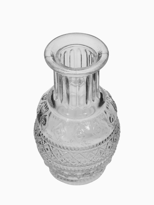 Ваза «Миниатюра», h=8-13 см, набор 12 шт., стекло, прозрачная