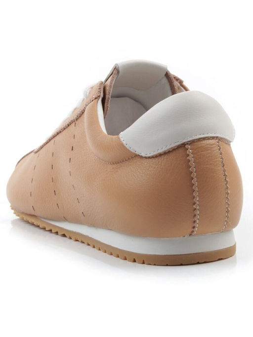 03-908396-5 DK. BEIGE Кеды женские (натуральная кожа)