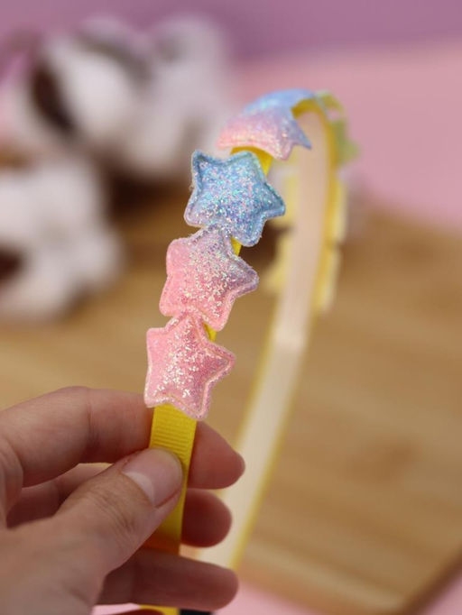 Ободок для волос GIRLY "Rainbow stars", colorful