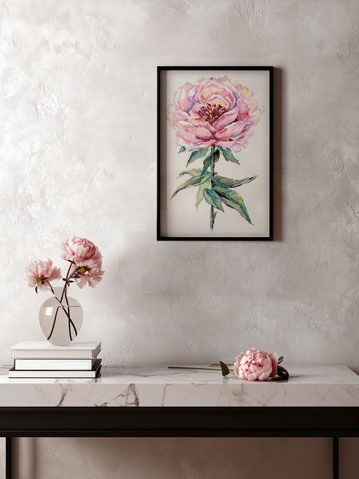 Набор для вышивания PANNA C-7468 Пион 25.5 х 38.5 см