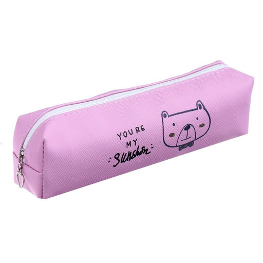 Пенал школьный Calligrata «Зверьки», на молнии, 1 отделение, МИКС