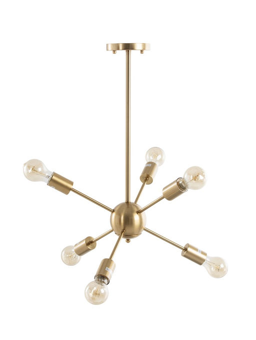 Люстра 13189/6GD, 6х40Вт, E27, 50х50х61 см