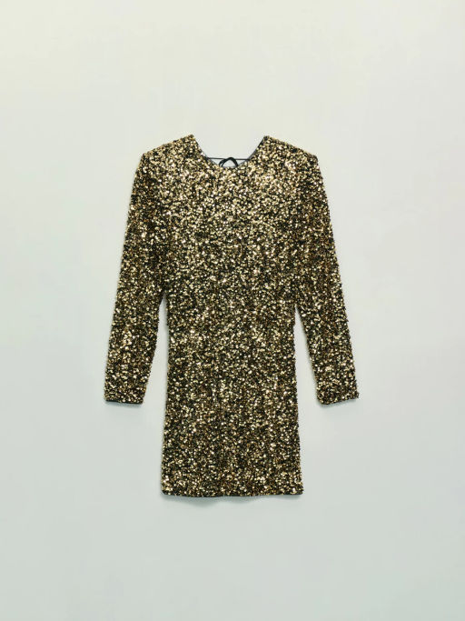 Платье мини из пайеток / Zarina