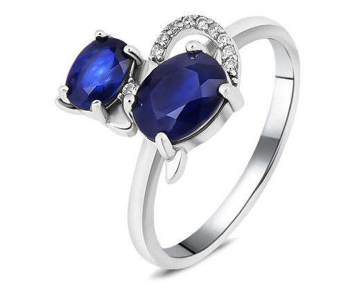 Кольцо, сапфир корунд, SL-RIC112