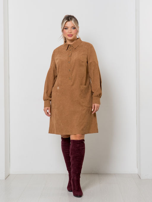 Платье 1374 из эластичного микровельвета - Novita фото 19