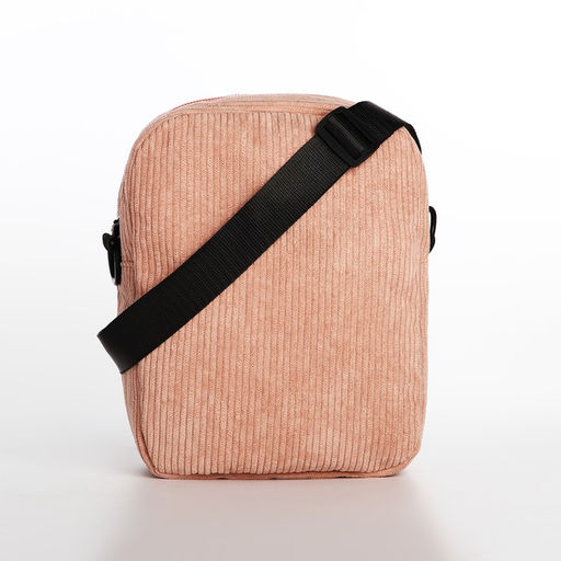 Сумка молодёжная на молнии, цвет розовый - Simaland фото 5