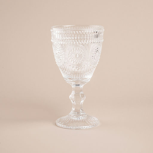 Бокалы для вина SL Home «Ларго», 300 мл, 9×17 см, набор 6 шт., стекло, прозрачные