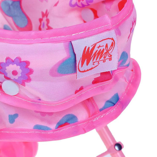 Коляска для куклы прогулочная с аксессуарами, WINX, металл  фото 9