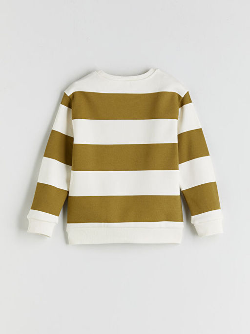 ?izgili Erkek ?ocuk Kal?n Sweatshirt