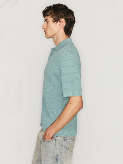 Джемпер поло фактурной вязки / Zarina фото 5