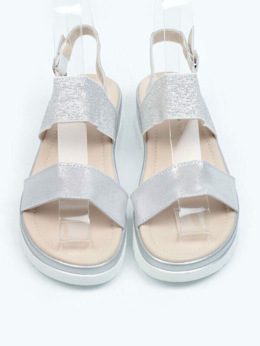 08-PED93-5 SILVER Босоножки (натуральная кожа) - Фабричный китай фото 12