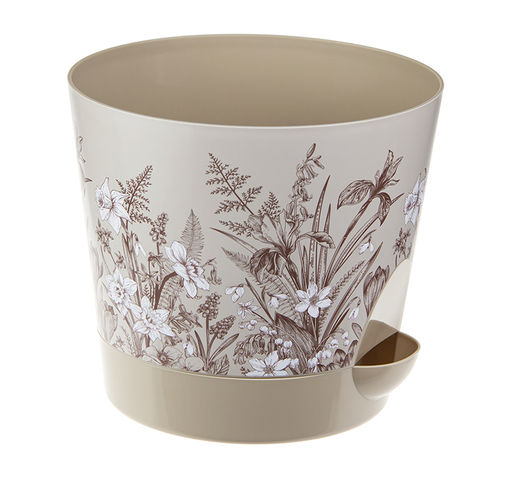 Кашпо НИКА ДЕКО D150 мм 1,6 л с прикорневым поливом арт.М3077 - Полимербыт фото 3