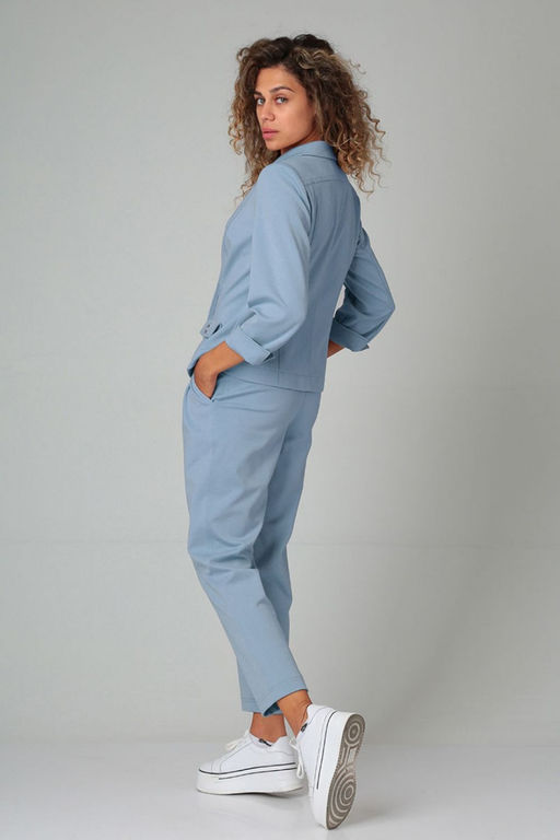 Брюки DOGGI 2848-Р голубые тона фото 2