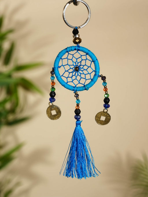 Брелок «Ловец снов», 4×15 см, синий