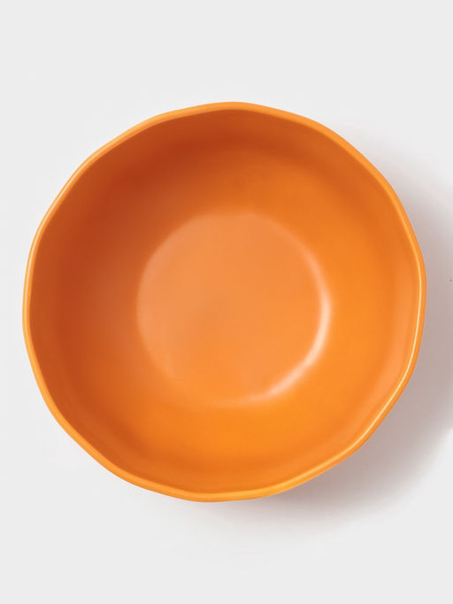 Салатник Magistro Potter, 1.2 л, d=17.4, фарфор, оранжевый фото 3