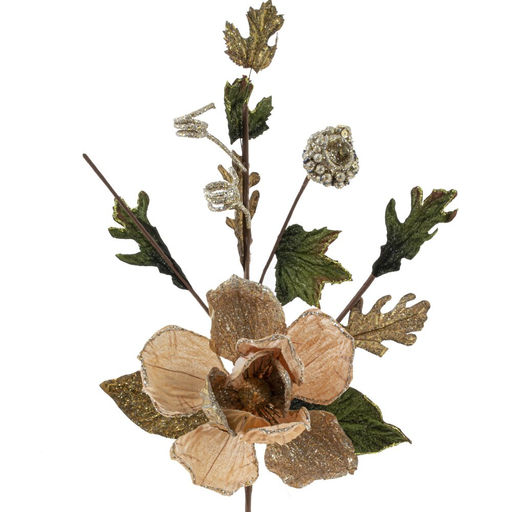 Цветок искусственный "Магнолия", L11 W11 H59 см