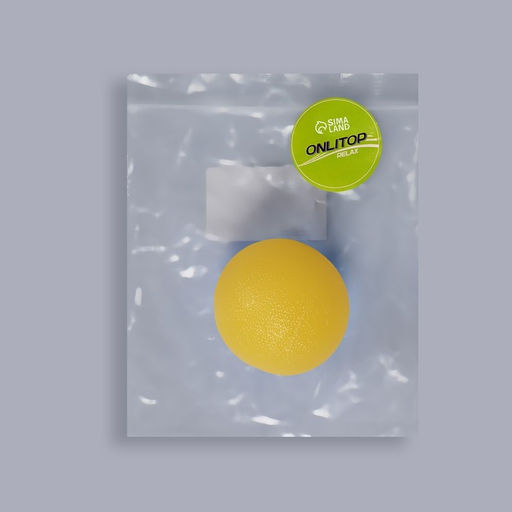 Массажёр реабилитационный, 15 кг, d=4.5 см, жёлтый